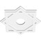 Ekena Millwork Axel Architectural Grade PVC Contemporary Ceiling Medallion, 14"OD x 3"ID x 7 3/4"C x 1"P CMP14AL-03000 - alternate 2